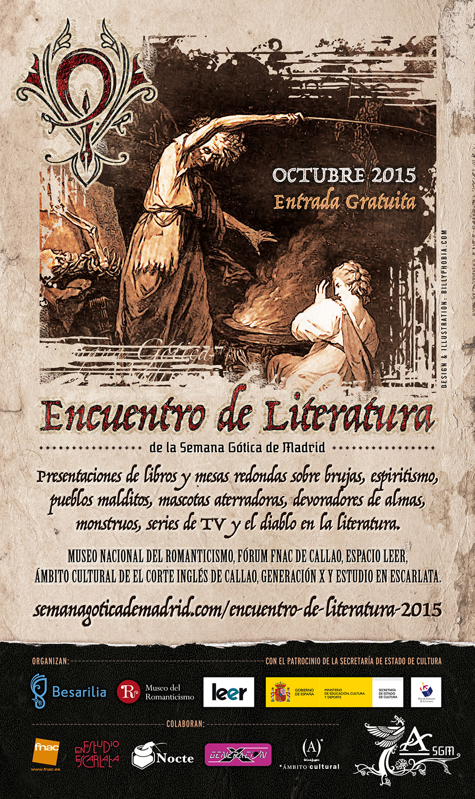 VII Encuentro de Literatura de la Semana Gótica de Madrid