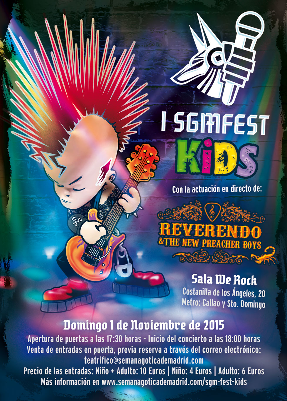 SGM FEST KIDS 2015 - I Edition of Semana Gótica de Madrid Festival For Kids